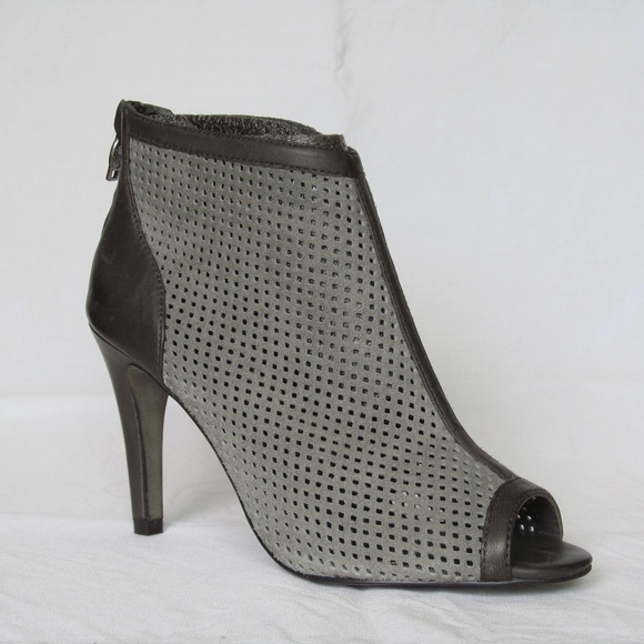 High Heel Open Toe Booties - Picture 4 of 6